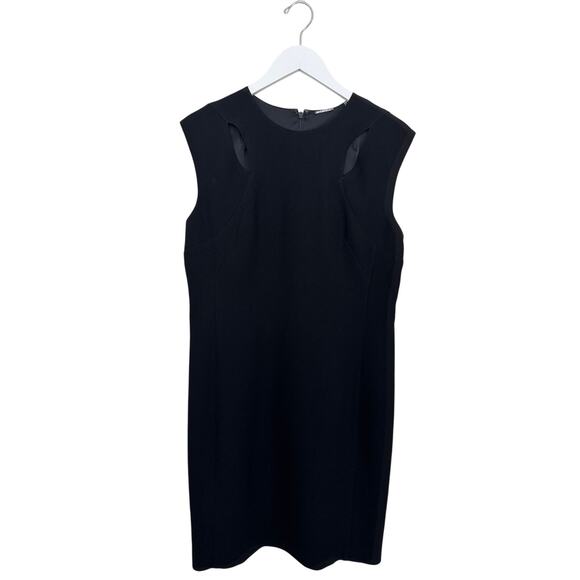 NWT Elie Tahari Black Cut Out Sheath Dress Women’s 12 $328 | Luxury Cocktail - Picture 5 of 8